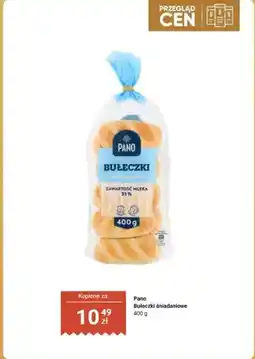 Biedronka Bułeczki śniadaniowe Pano oferta
