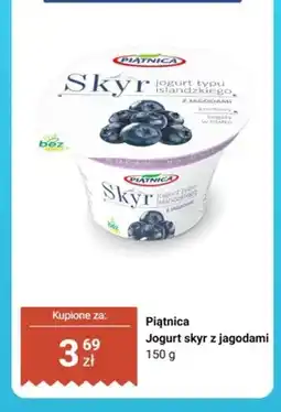 Biedronka Jogurt skyr z jagodami Piątnica oferta