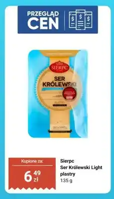 Biedronka Ser Królewski Light plastry Sierpc oferta