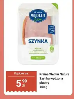 Biedronka Szynka wędzona plastry Kraina Wędlin Nature oferta