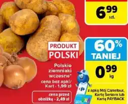Carrefour Polskie ziemniaki wczesne oferta