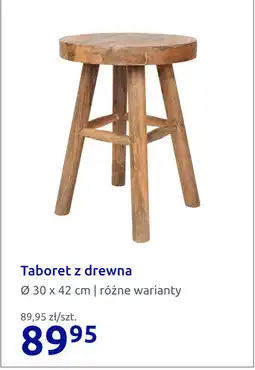 Action Taboret z drewna oferta