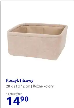 Action Koszyk filcowy 28 x 21 x 12 cm oferta