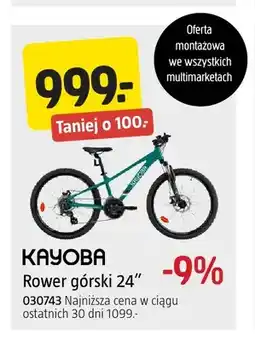 Jula Rower górski Kayoba 24 oferta