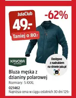 Jula Bluza męska z dzianiny polarowej Kayoba oferta