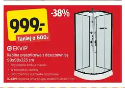 Jula Kabina prysznicowa z deszczownicą Ekvip oferta