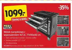 Jula Wózek narzędziowy z wyposażeniem Meec Tools oferta