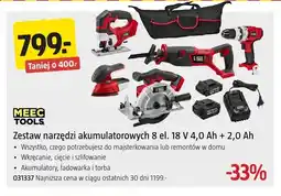 Jula Zestaw narzędzi akumulatorowych Meec Tools oferta