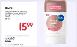 Rossmann Antyperspirant w sztyfcie dla kobiet Nivea Derma Control Clinical Ultra Dry Touch oferta