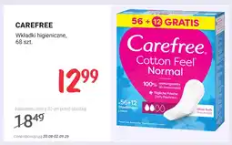 Rossmann Wkładki higieniczne Carefree Cotton Feel Normal oferta
