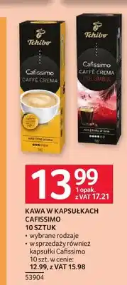 Selgros Kawa w kapsułkach Cafissimo Tchibo oferta
