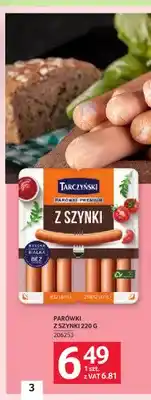 Selgros Parówki z szynki Tarczyński oferta