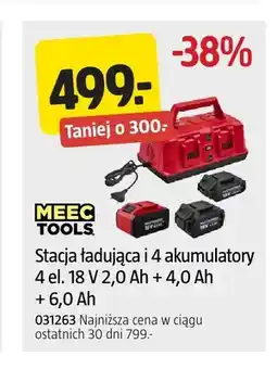 Jula Stacja ładująca i akumulatory Meec Tools oferta