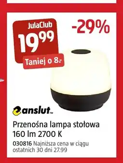 Jula Przenośna lampa stołowa Anslut oferta