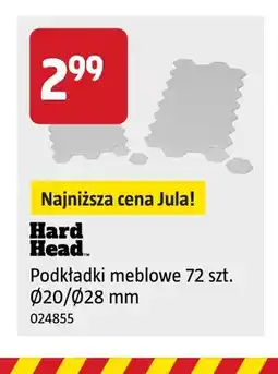 Jula Podkładki meblowe Hard Head 72 szt. Ø20/Ø28 mm oferta