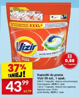 Twój Market Kapsułki do prania Vizir All-in-1 PODS Alpejska Świeżość oferta
