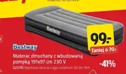 Jula Materac dmuchany z wbudowaną pompką Bestway oferta