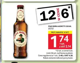 Selgros Piwo Birra Moretti oferta