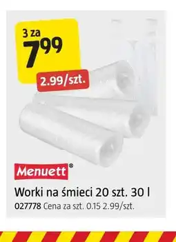 Jula Worki na śmieci Menuett 20 szt oferta