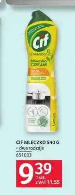 Selgros Mleczko do czyszczenia Cif Cream Lemon oferta