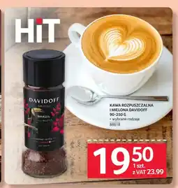 Selgros Kawa rozpuszczalna i mielona Davidoff oferta