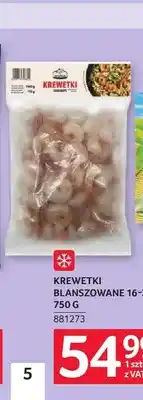 Selgros Krewetki blanszowane Myfood oferta