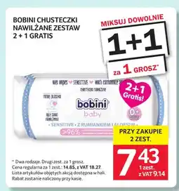 Selgros Chusteczki nawilżane Bobini Baby Sensitive oferta