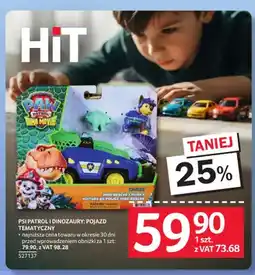 Selgros Pojazd tematyczny Psi Patrol i Dinozaury oferta
