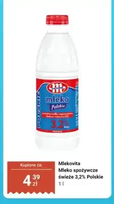 Dino Mleko spożywcze świeże Polskie Mlekovita 3,2% oferta