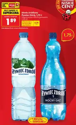 Biedronka Woda źródlana niegazowana Żywiec Zdrój oferta