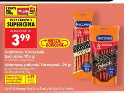 Biedronka Kabanosy Tarczyński Exclusive wieprzowe oferta