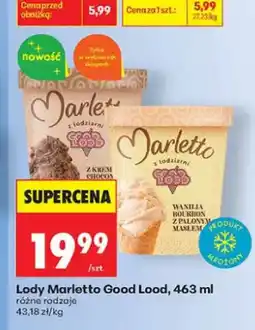 Biedronka Lody Marletto Good Lood wanilia bourbon z palonym masłem oferta