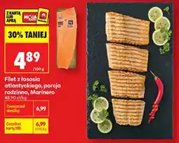 Biedronka Filet z łososia atlantyckiego, porcja rodzinna, Marinero oferta
