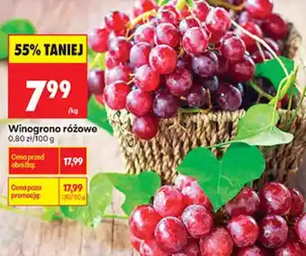 Biedronka Winogrono różowe oferta