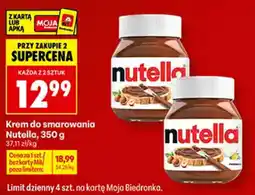 Biedronka Krem do smarowania Nutella oferta