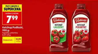 Biedronka Ketchup Pudliszki Łagodny oferta