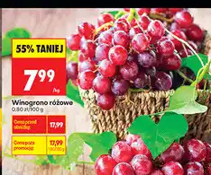 Biedronka Winogrono różowe luzem oferta