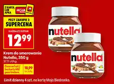 Biedronka Krem do smarowania Nutella oferta