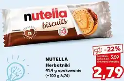 Kaufland NUTELLA Herbatniki oferta