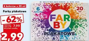 Kaufland Farby plakatowe 6 kolorów x oferta