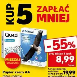 Kaufland Papier ksero A4 Donau / Quedi oferta