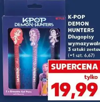Kaufland K-POP DEMON HUNTERS Długopisy wymazywalne oferta