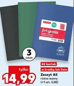 Kaufland Herlitz Zeszyt A5 oferta