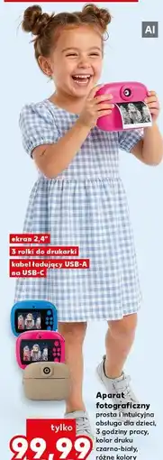 Kaufland Aparat fotograficzny dla dzieci oferta