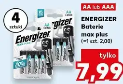 Kaufland ENERGIZER Baterie max plus AA lub AAA oferta