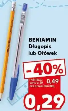 Kaufland BENIAMIN Długopis lub Ołówek oferta