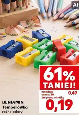 Kaufland BENIAMIN Temperówka różne kolory oferta