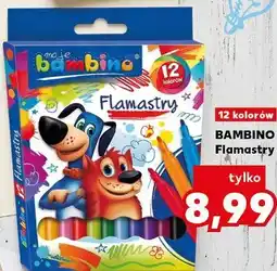 Kaufland Bambino Flamastry 12 kolorów oferta