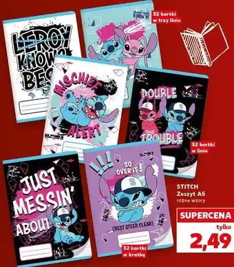 Kaufland STITCH Zeszyt A5 oferta