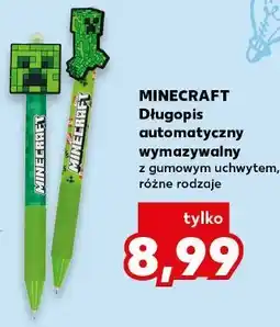 Kaufland MINECRAFT Długopis automatyczny wymazywalny oferta